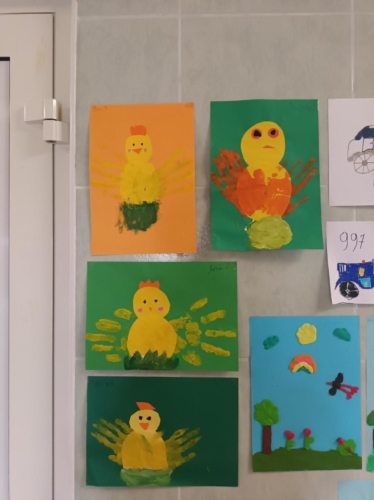 "Zajączek", "Kurczak", "Wiosna oczami dziecka" w klasie 3 KSP
