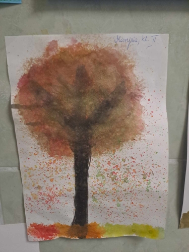 Jesienne drzewka w klasie 2 KSP 19.09.2023